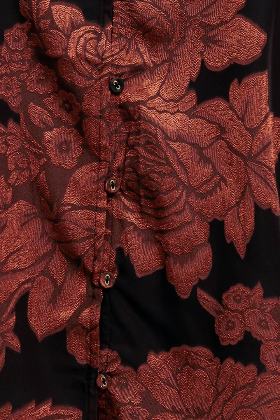 JUST DARK ENOUGH TO FEEL SPECIAL WOVEN TOP Flying Tomato