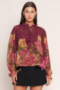 FLORA ROMANTICA WOVEN TOP Flying Tomato