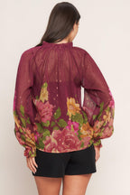FLORA ROMANTICA WOVEN TOP Flying Tomato
