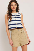 RIVIERA SAILOR WOVEN VEST Flying Tomato