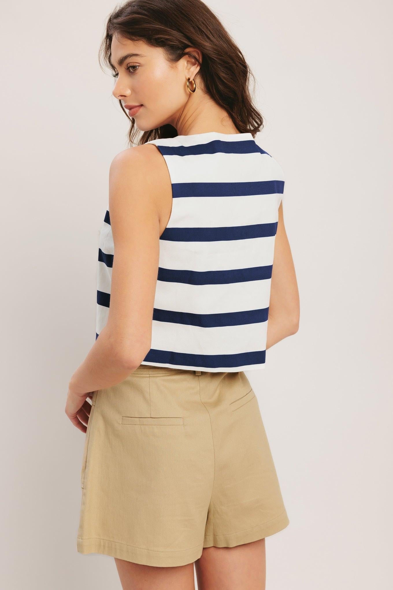 RIVIERA SAILOR WOVEN VEST Flying Tomato