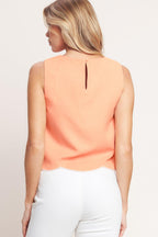 LOVE PEACH WOVEN TOP Flying Tomato