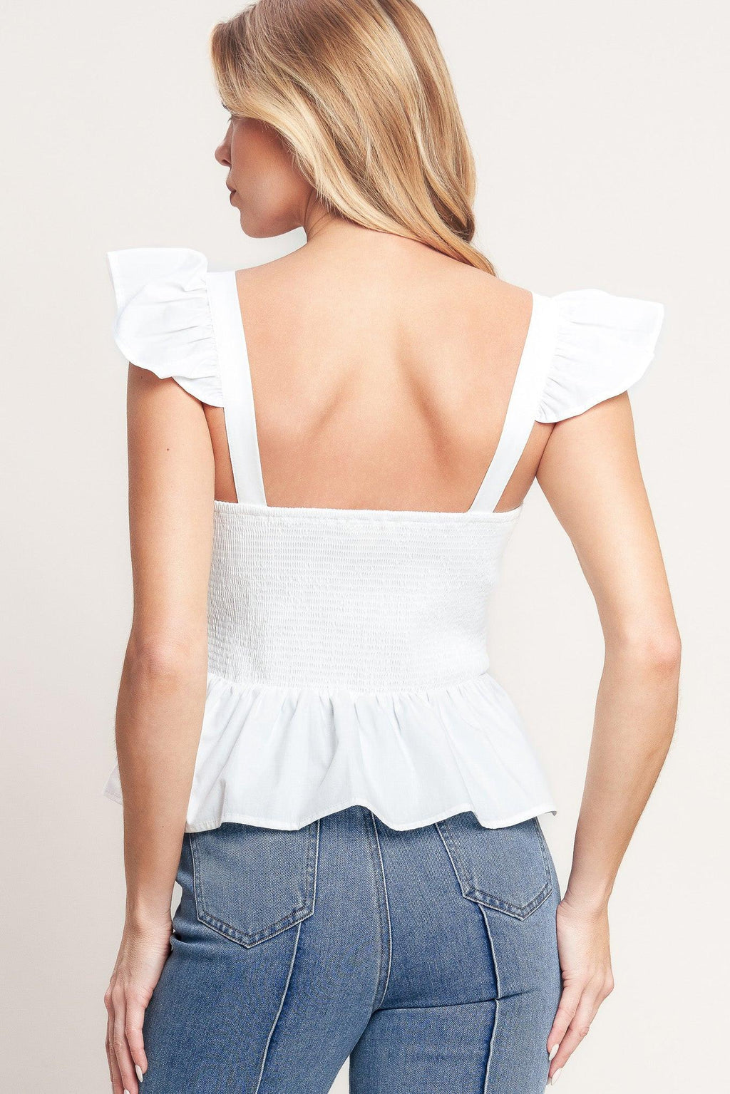 SWEETEST MOMENT WOVEN TOP Flying Tomato