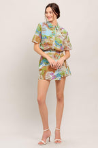 SUNSHINE GETAWAY WOVEN TOP Flying Tomato