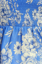 ROMANTIC BLUE PALETTE WOVEN TOP Flying Tomato