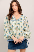 FROM COFFEE RUNS TO WEEKENDS WOVEN TOP Flying Tomato