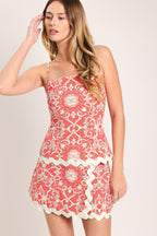 BEACH DATE DENIM TOP Flying Tomato