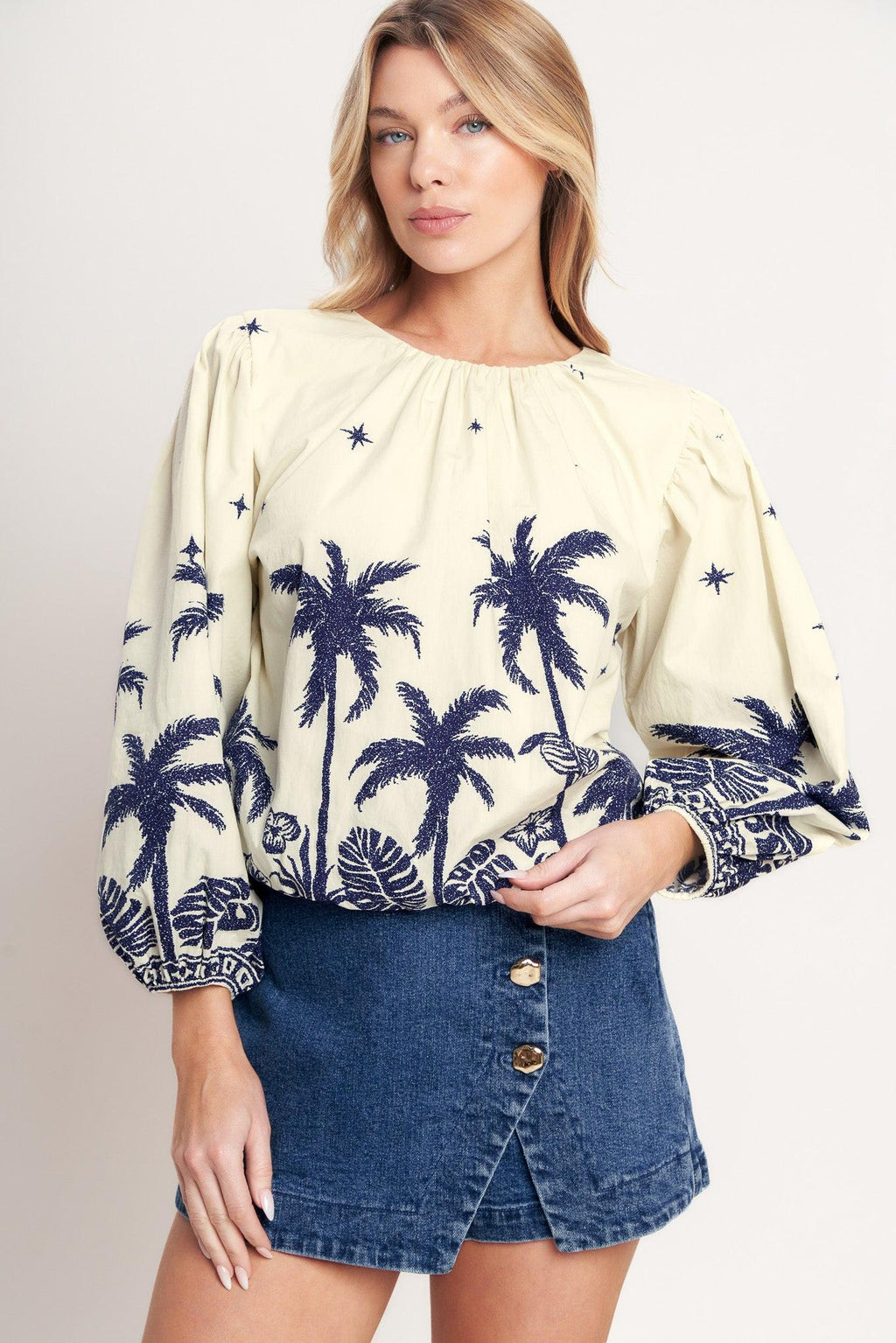 BOHO CONSTELLATION  WOVEN TOP Flying Tomato