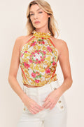 LUXE LOVE STORY WOVEN WOVEN CROP TOP Flying Tomato