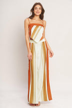 GOLDEN HORIZON WOVEN SCARF TOP Flying Tomato