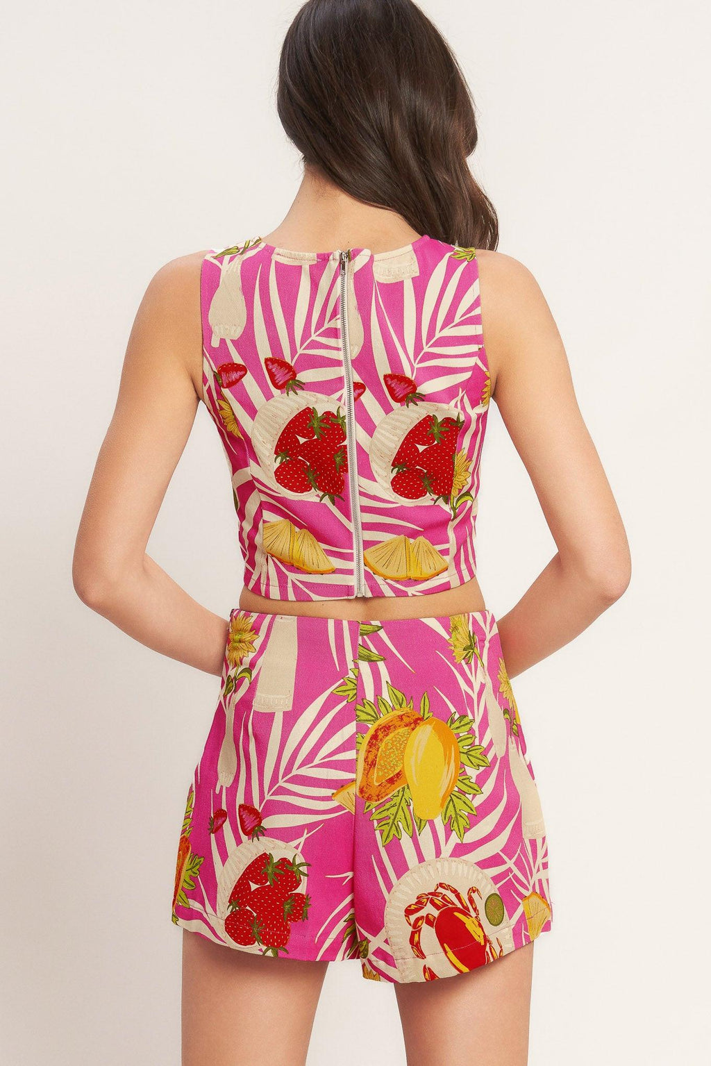 ARTY VACATION WOVEN TOP Flying Tomato