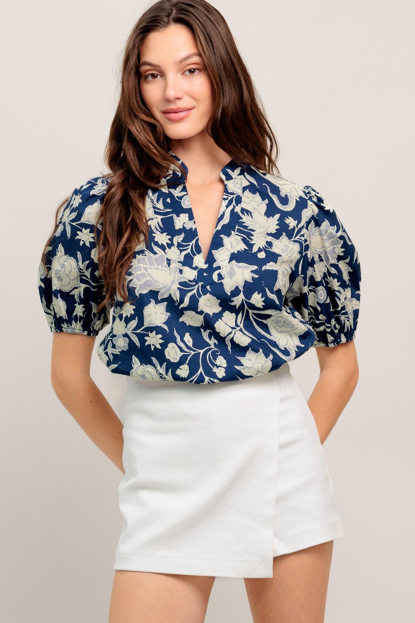 FEELING ROMANTIC WOVEN TOP Flying Tomato