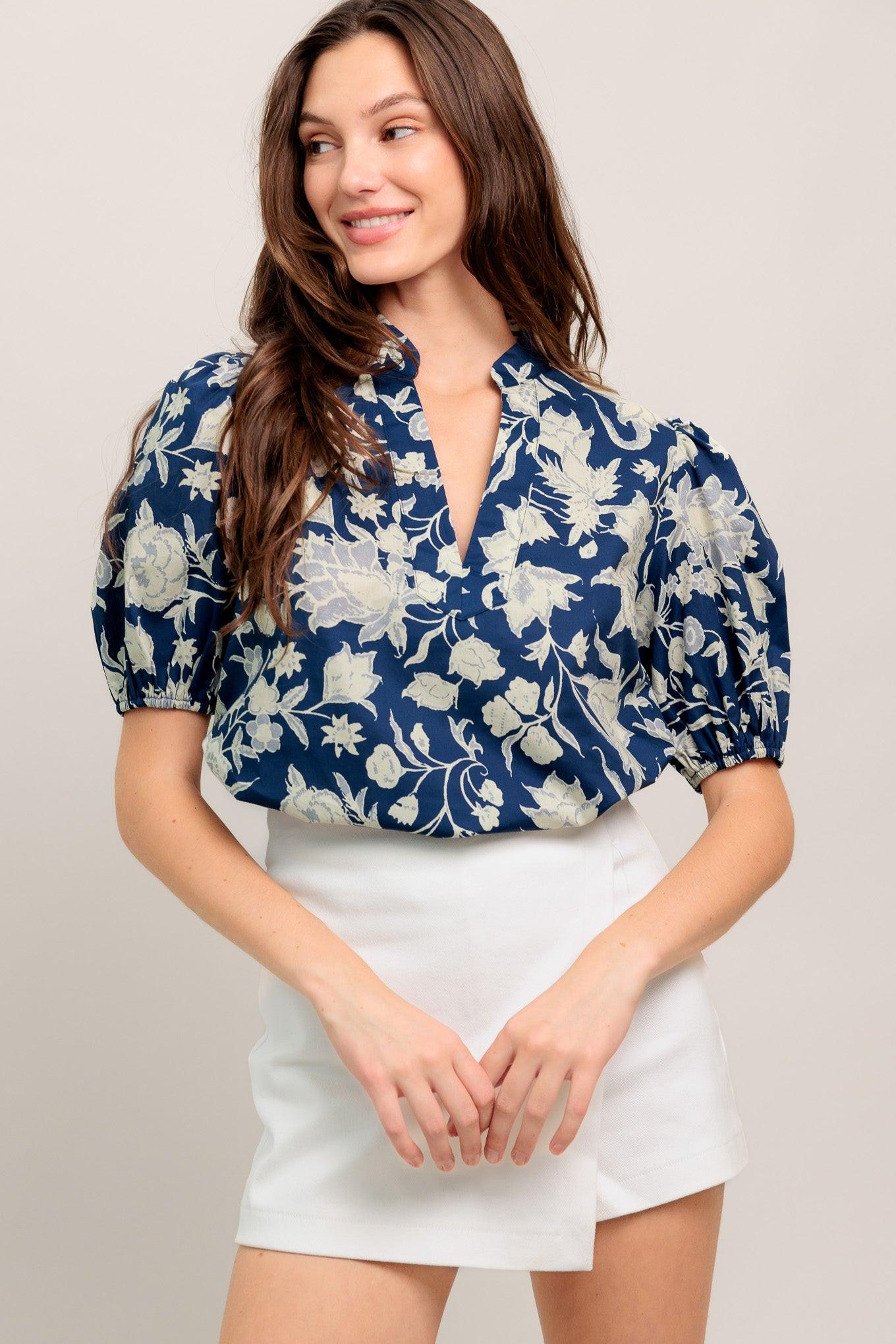 FEELING ROMANTIC WOVEN TOP Flying Tomato