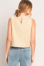 ELEVATED ESSENTIAL WOVEN TOP Flying Tomato