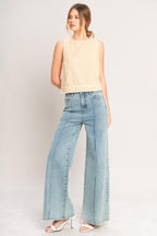 ELEVATED ESSENTIAL WOVEN TOP Flying Tomato