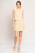 ELEVATED ESSENTIAL WOVEN TOP Flying Tomato