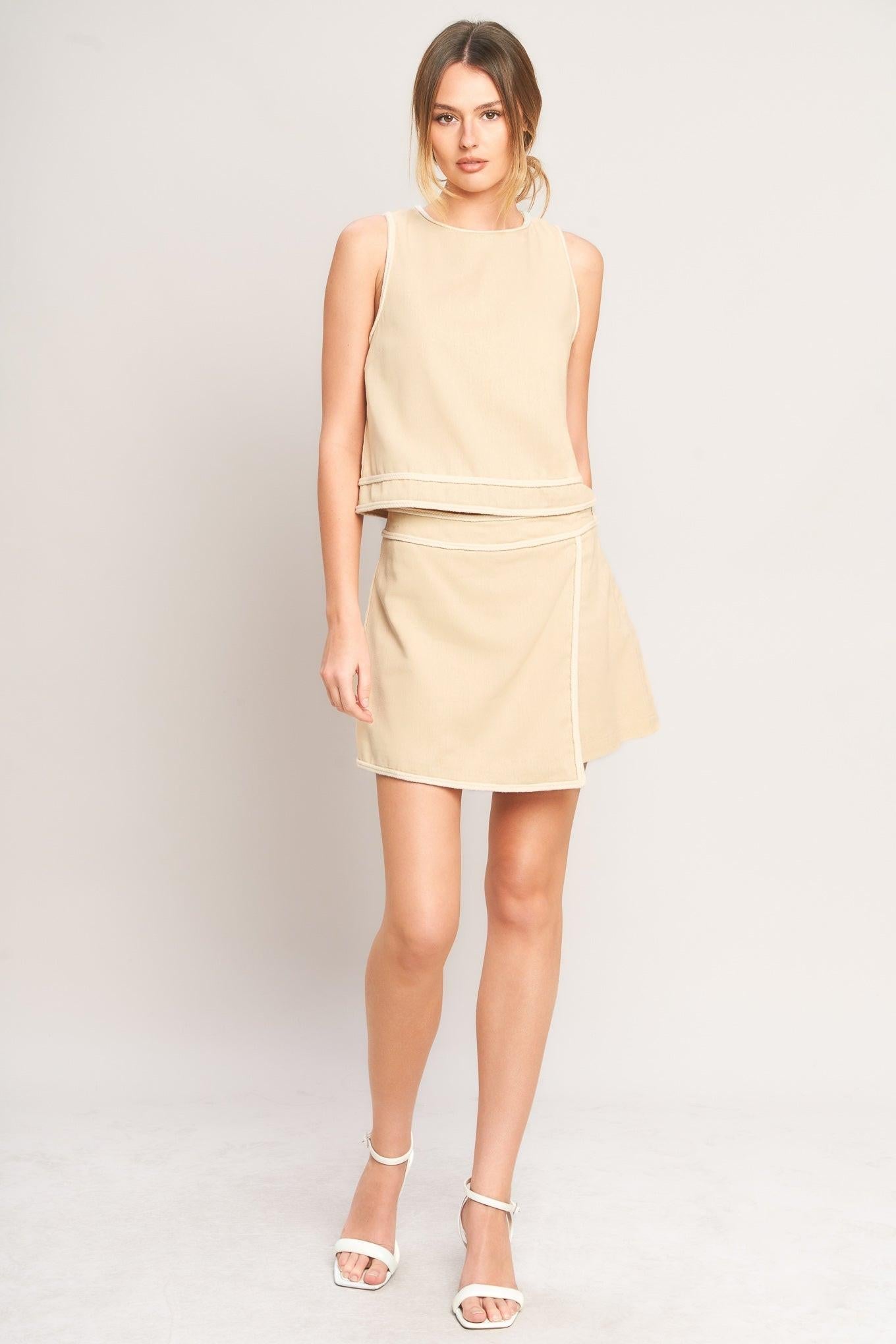 ELEVATED ESSENTIAL WOVEN TOP Flying Tomato