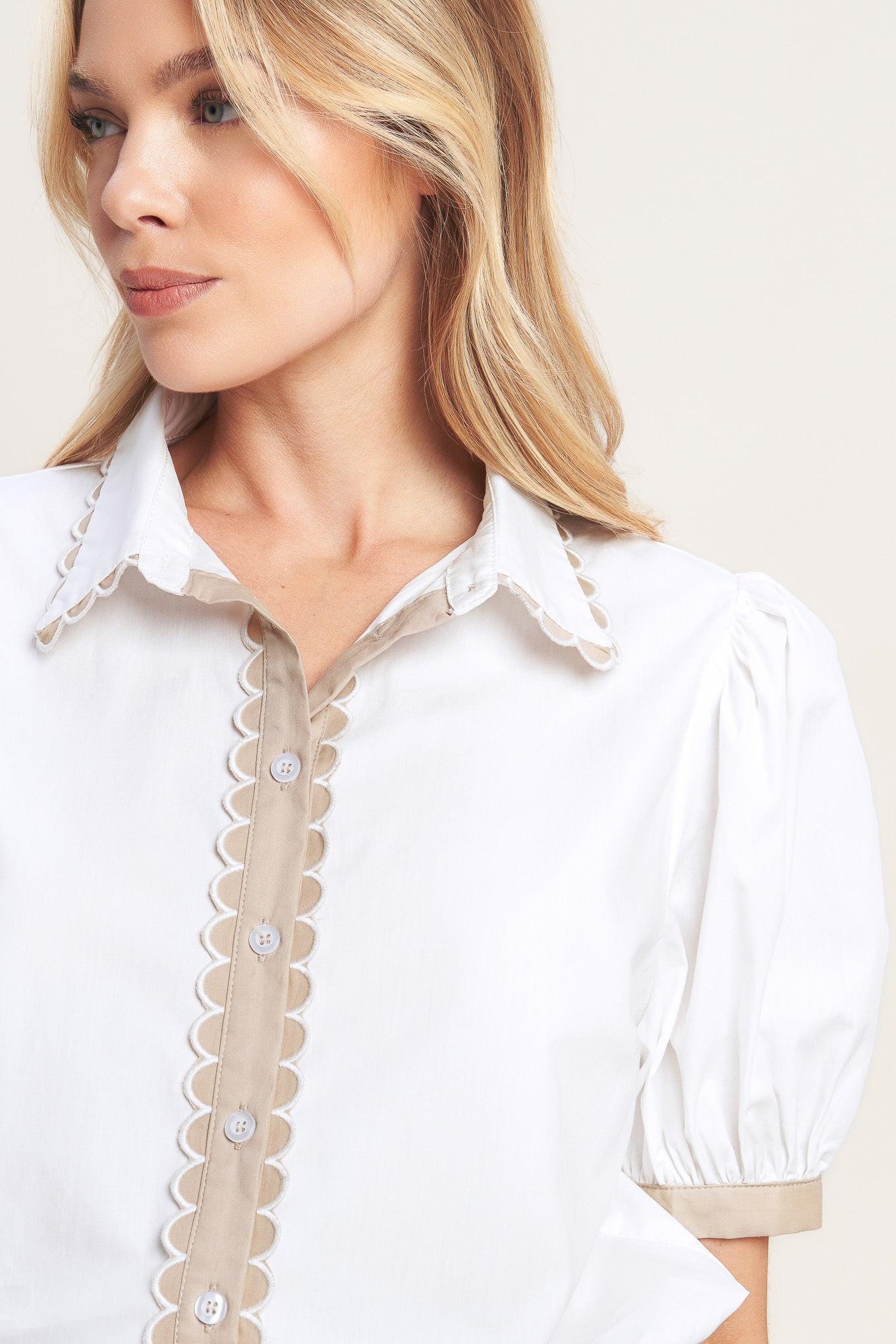 REFINED DAY WOVEN TOP Flying Tomato