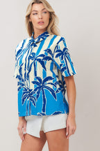 NOIR RESORT WOVEN TOP Flying Tomato