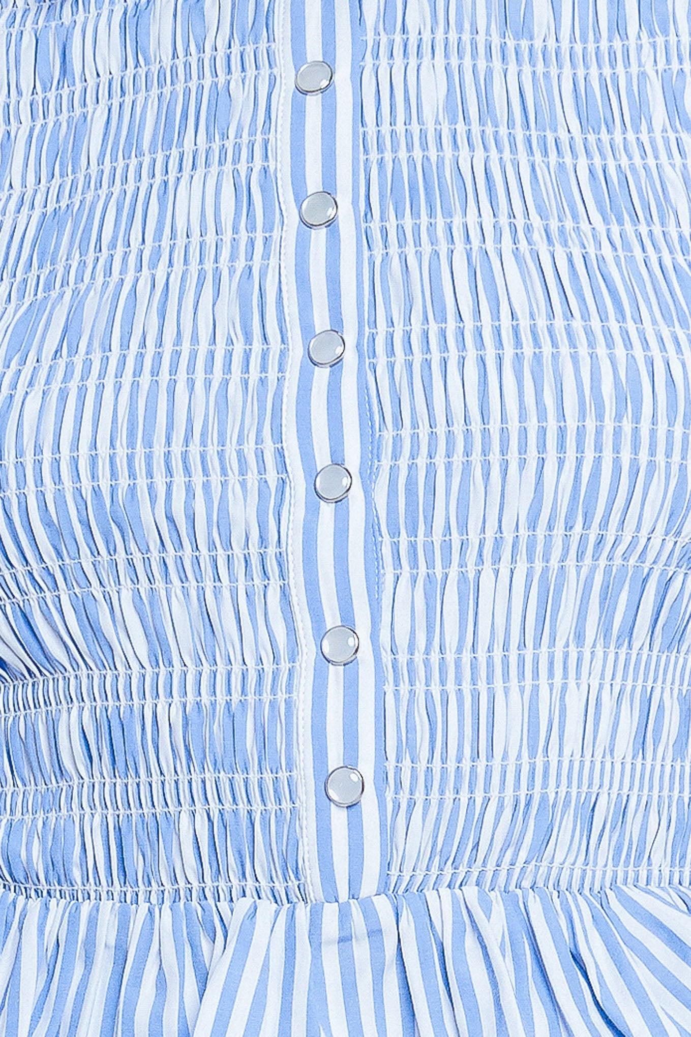 EFFORTLESSLY SWEET STRIPED WOVEN TOP Flying Tomato