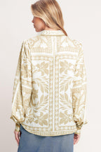 PALM BAZAAR WOVEN TOP Flying Tomato