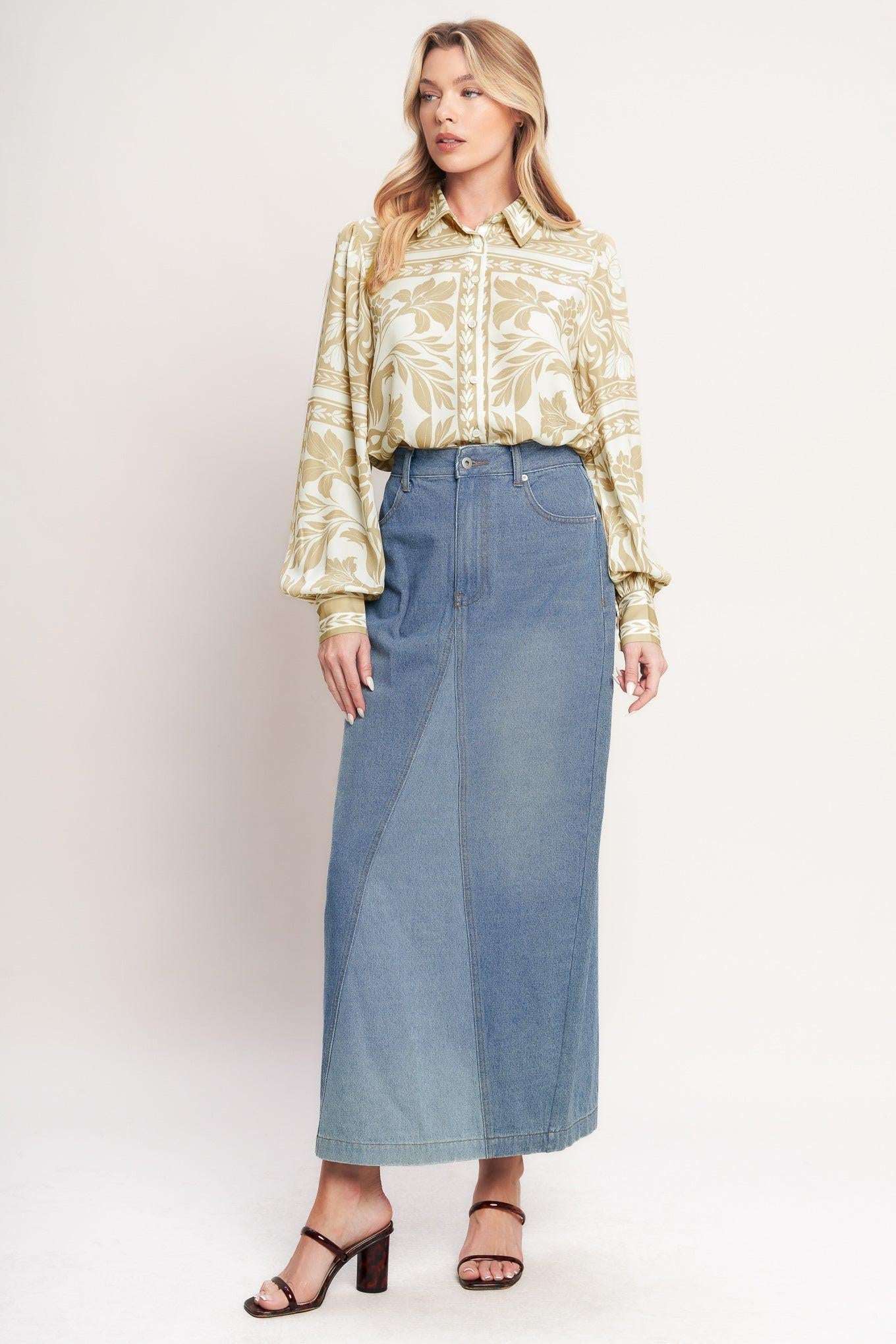 PALM BAZAAR WOVEN TOP Flying Tomato
