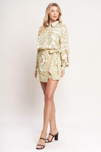 PALM BAZAAR WOVEN TOP Flying Tomato