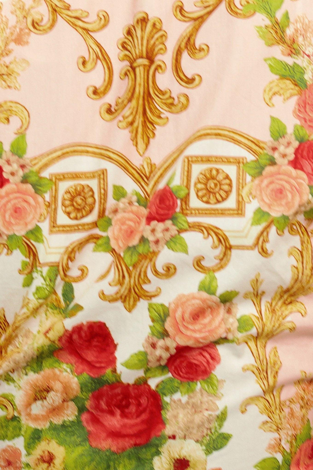 PALACE ROSE STATEMENT WOVEN CROP TOP Flying Tomato