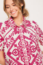 WEEKDAY WRAP WOVEN TOP Flying Tomato