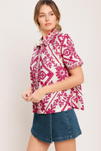 WEEKDAY WRAP WOVEN TOP Flying Tomato