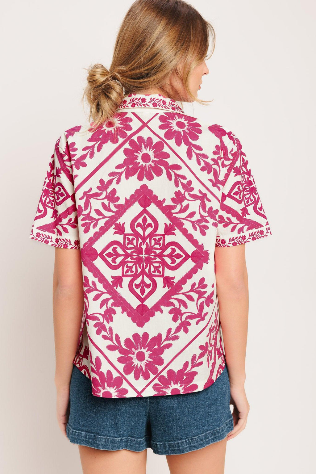 WEEKDAY WRAP WOVEN TOP Flying Tomato
