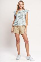 EASY GOING WOVEN TOP Flying Tomato