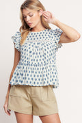 EASY GOING WOVEN TOP Flying Tomato