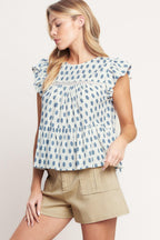 EASY GOING WOVEN TOP Flying Tomato