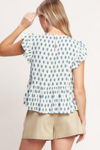 EASY GOING WOVEN TOP Flying Tomato