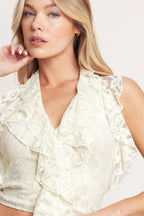 BALLET MUSE WOVEN LACE TOP Flying Tomato