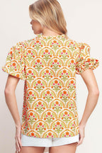 JUST ADD SUNSHINE WOVEN TOP Flying Tomato
