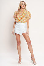 JUST ADD SUNSHINE WOVEN TOP Flying Tomato