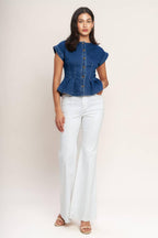 THE ONE YOU KEEP DENIM TOP Flying Tomato