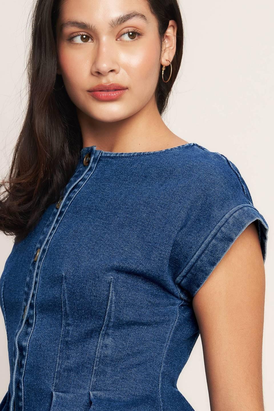 THE ONE YOU KEEP DENIM TOP Flying Tomato