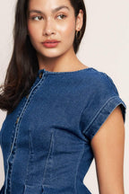 THE ONE YOU KEEP DENIM TOP Flying Tomato