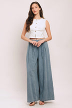 EASY WEAR WESTERN WOVEN TOP Flying Tomato