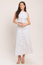 EASY WEAR WESTERN WOVEN TOP Flying Tomato