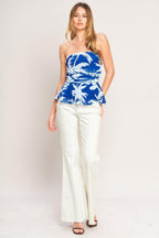 SANTORINI PALM POWER MESH TUBE TOP Flying Tomato