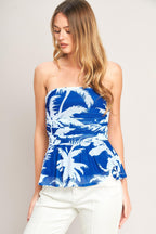 SANTORINI PALM POWER MESH TUBE TOP Flying Tomato