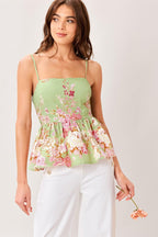 SOFT GARDEN WOVEN TOP Flying Tomato