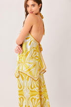 GOLDEN SWIRL WOVEN HANKY TOP Flying Tomato