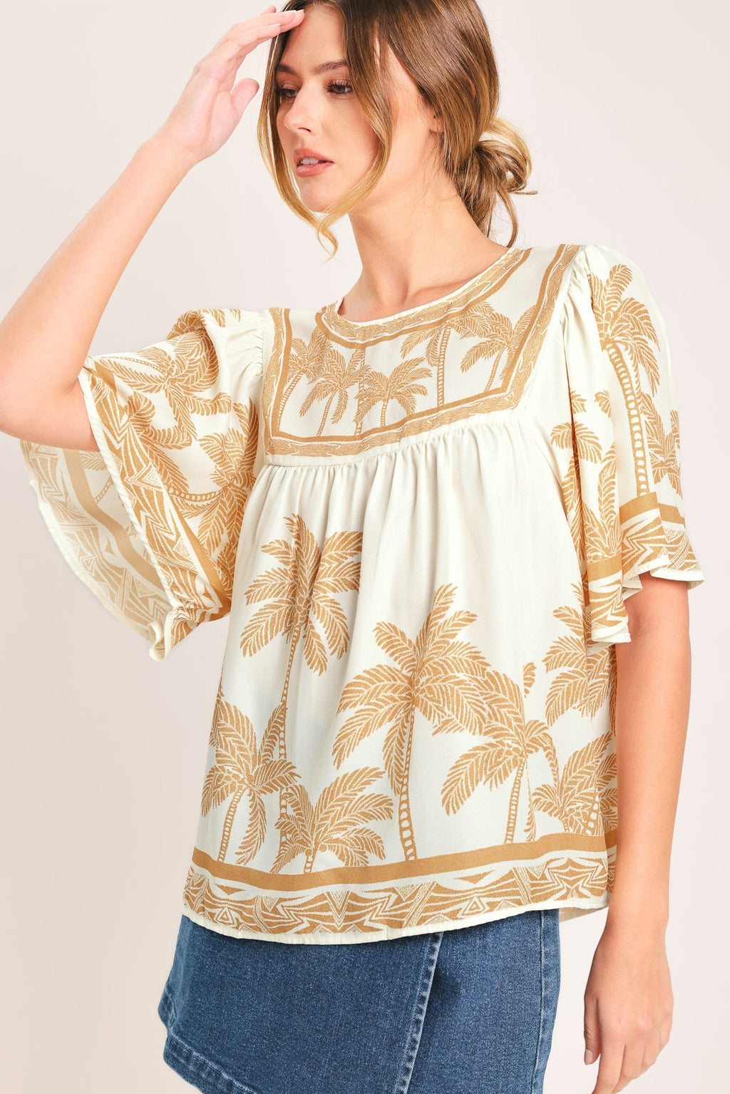 BREEZE STORY WOVEN TOP Flying Tomato