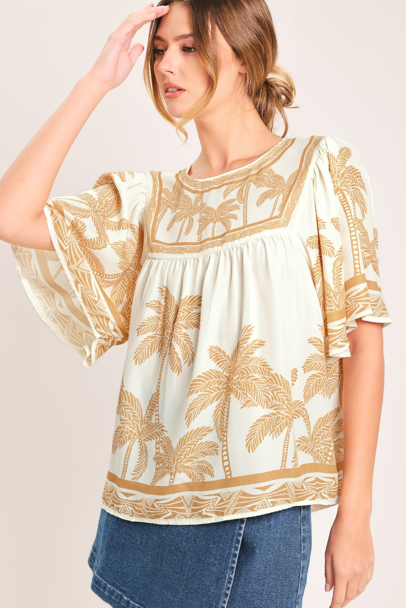 BREEZE STORY WOVEN TOP Flying Tomato