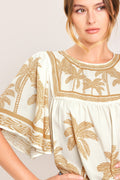 BREEZE STORY WOVEN TOP Flying Tomato